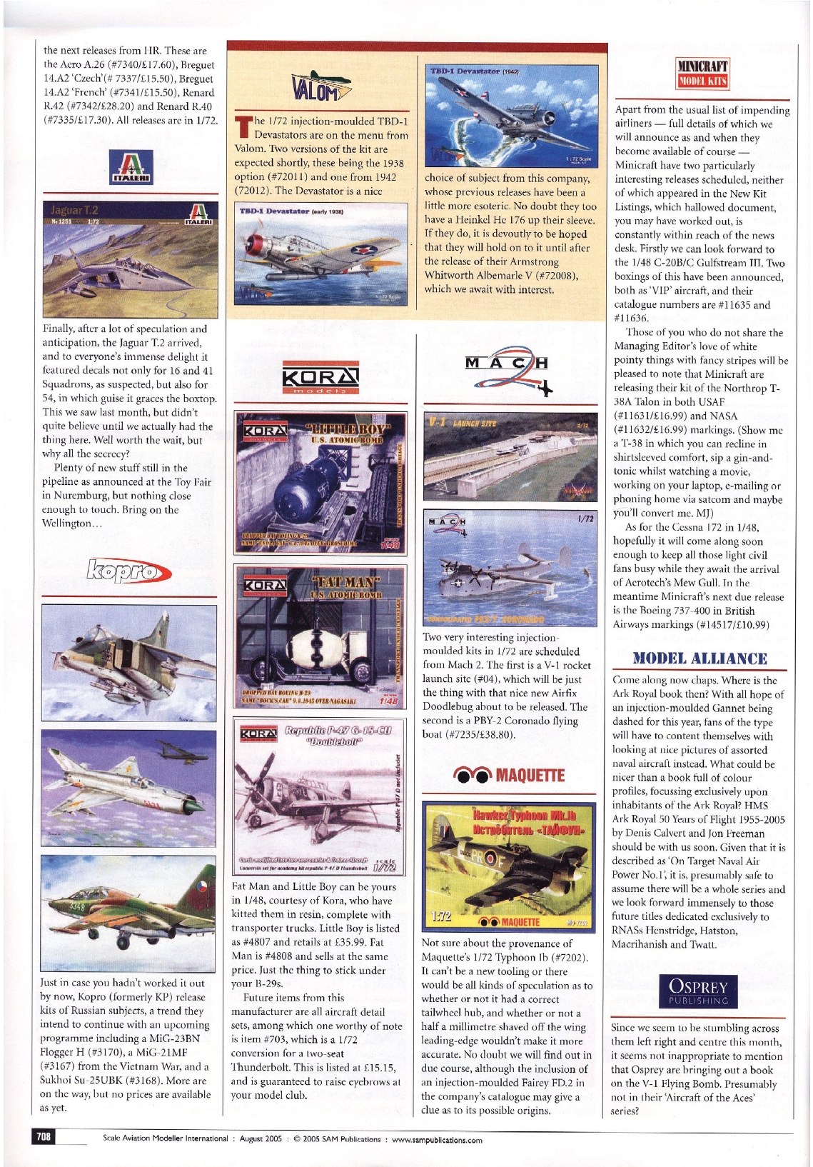 Scale Aviation Modeller International 2005-08